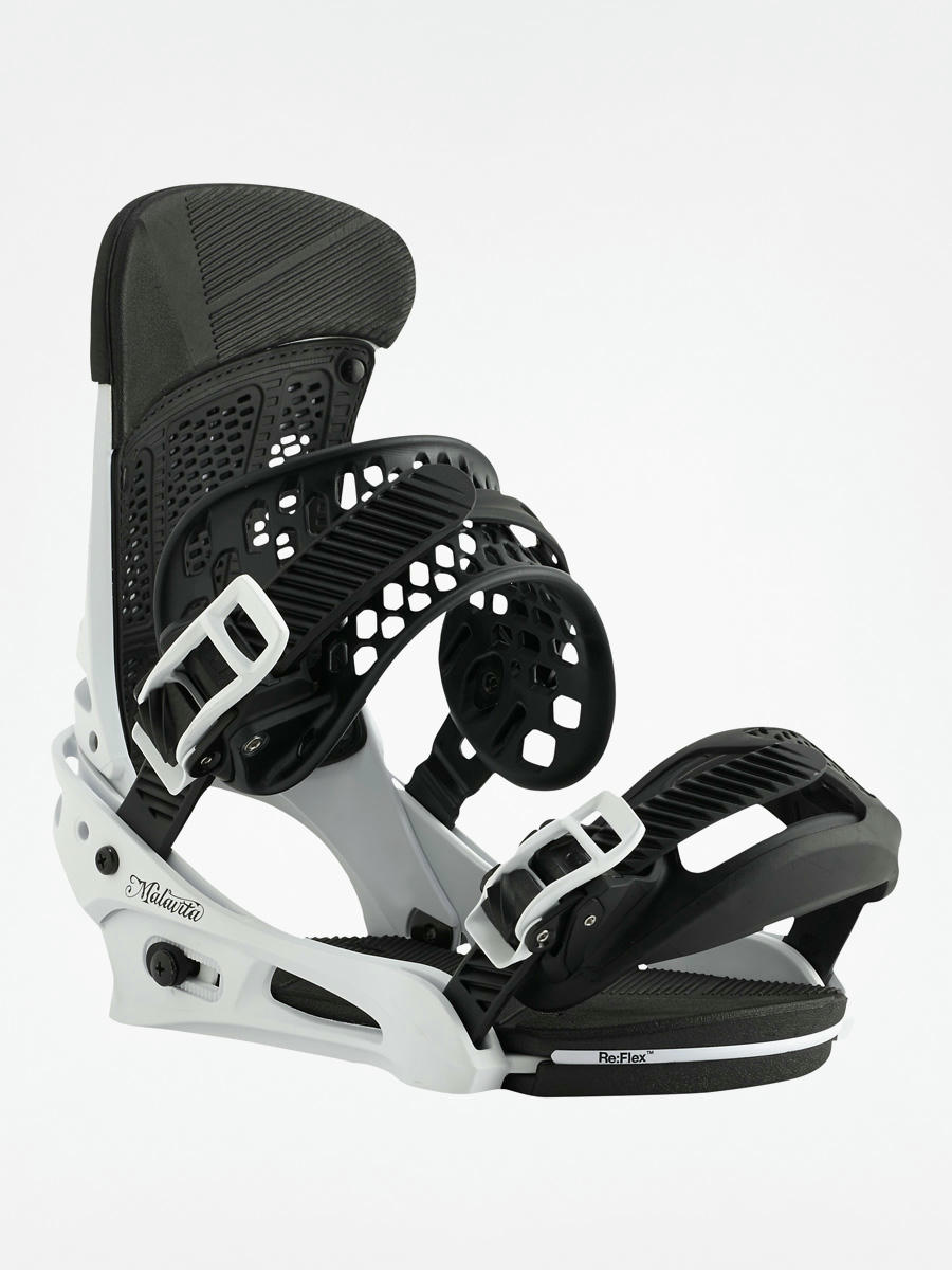 Mens Burton Snowboard bindings Malavita trooper white