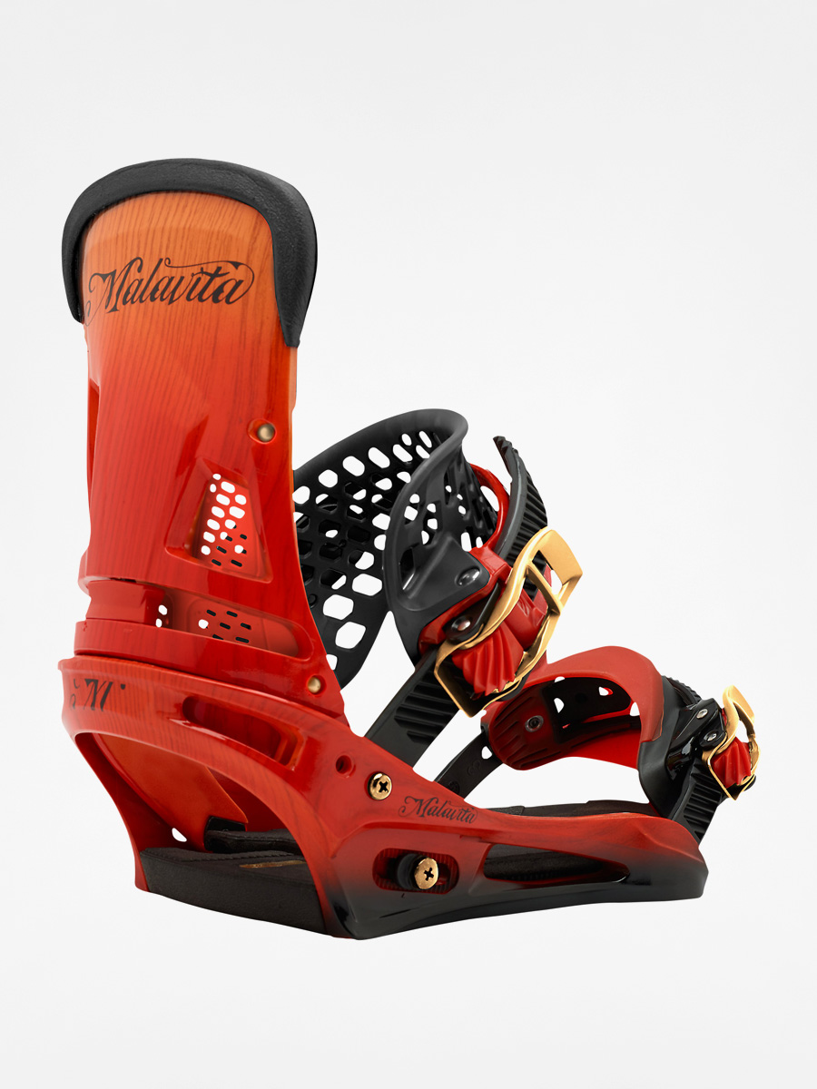 Mens Burton Snowboard bindings Malavita (sunburst)