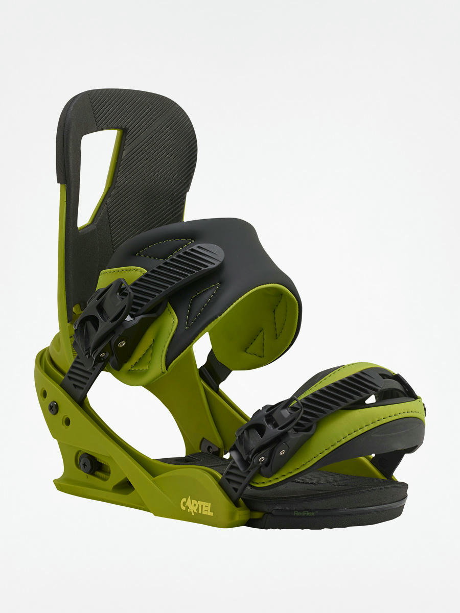 Mens Burton Snowboard bindings Cartel gl green