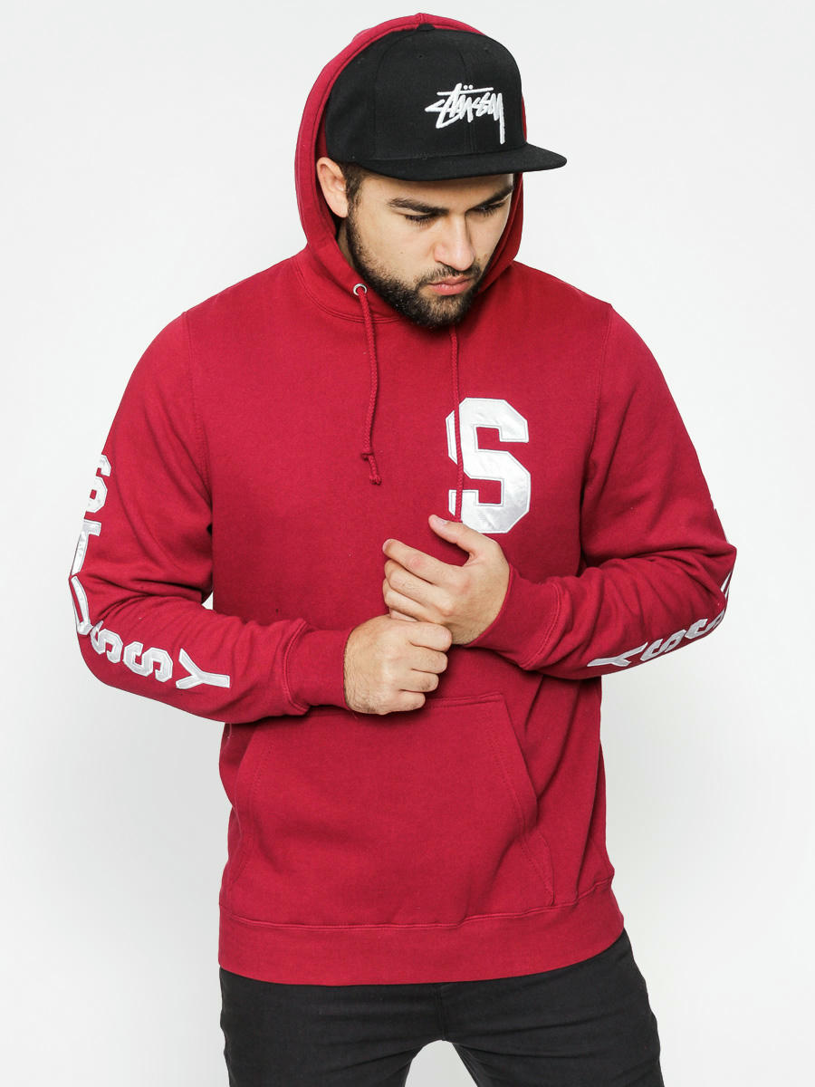 Stussy Hoodie S App HD red dark red