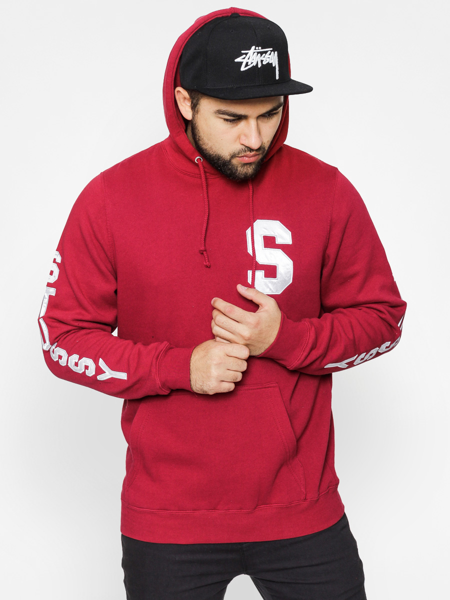 Stussy Hoodie S App HD (dark red)