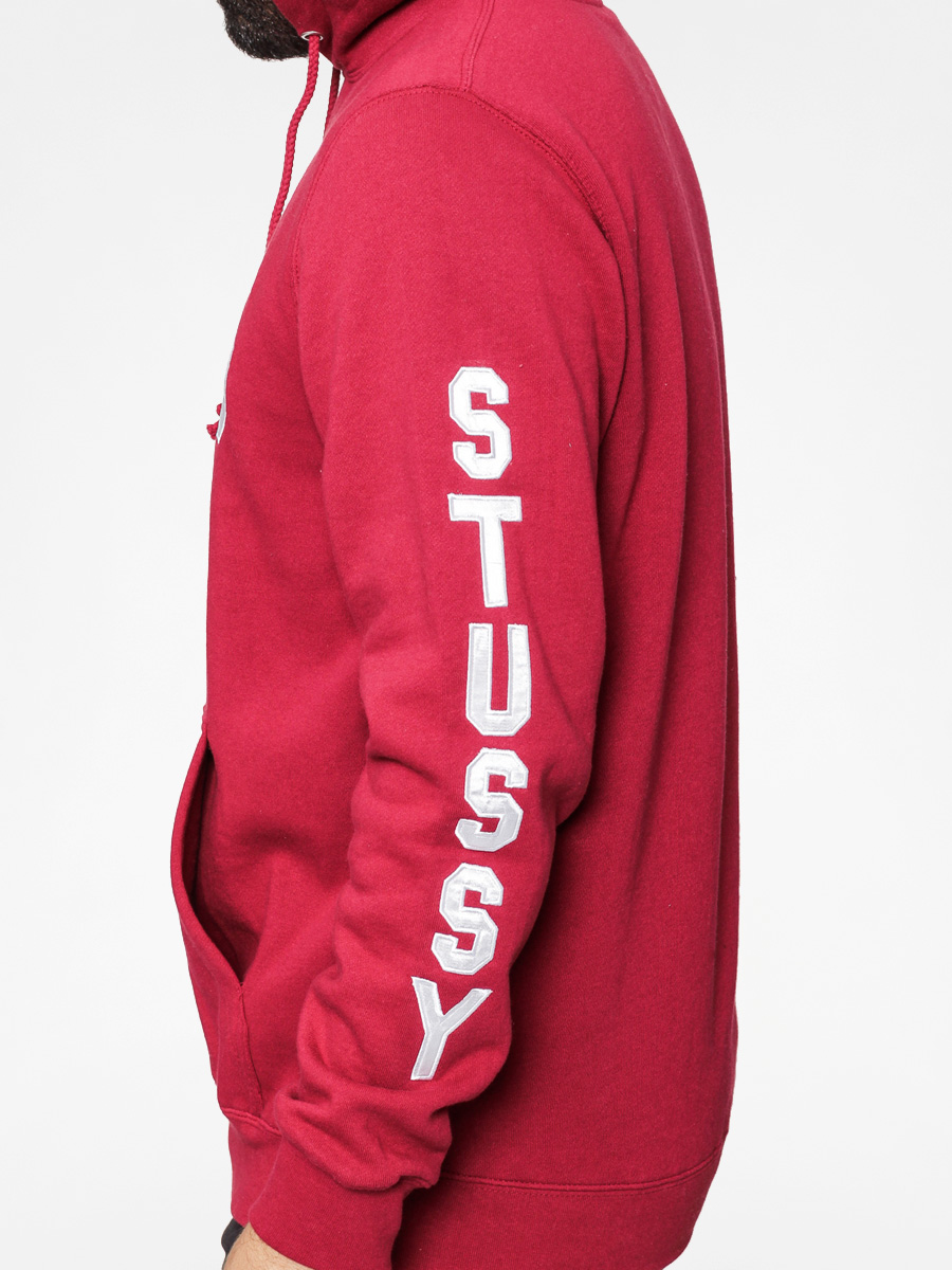 Stussy Hoodie S App HD (dark red)