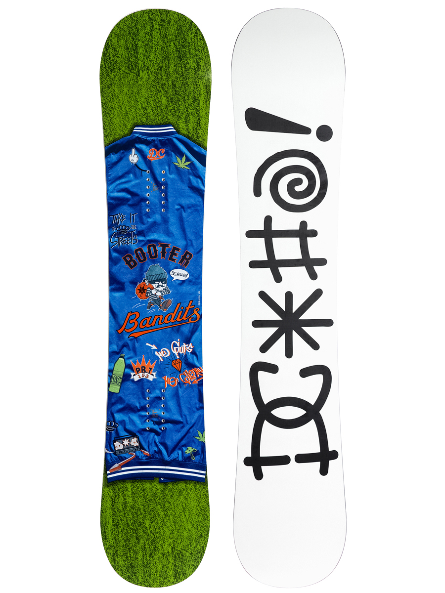 Mens DC Snowboard Pbj Booter Bandits (green navy/white black)
