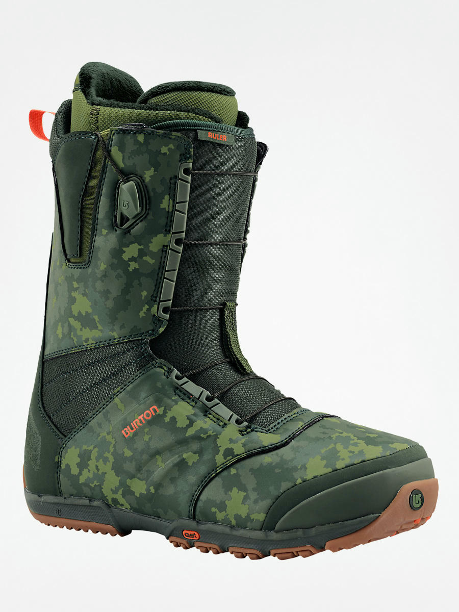 Mens Burton Snowboard boots Ruler green camo