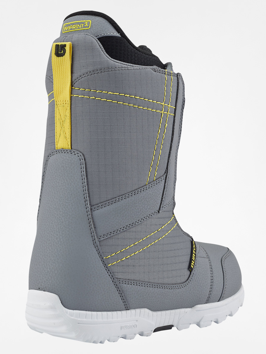 Mens Burton Snowboard boots Invader (gray/yellow)