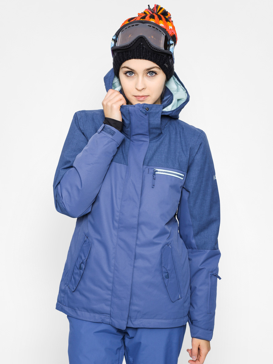 Damen Roxy Snowboard Jacke Jetty Solid (steel blue)
