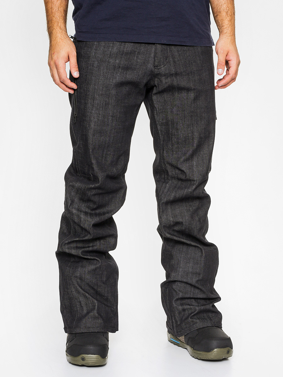 Herren Analog Snowboard Hose Remer (raw black denim)