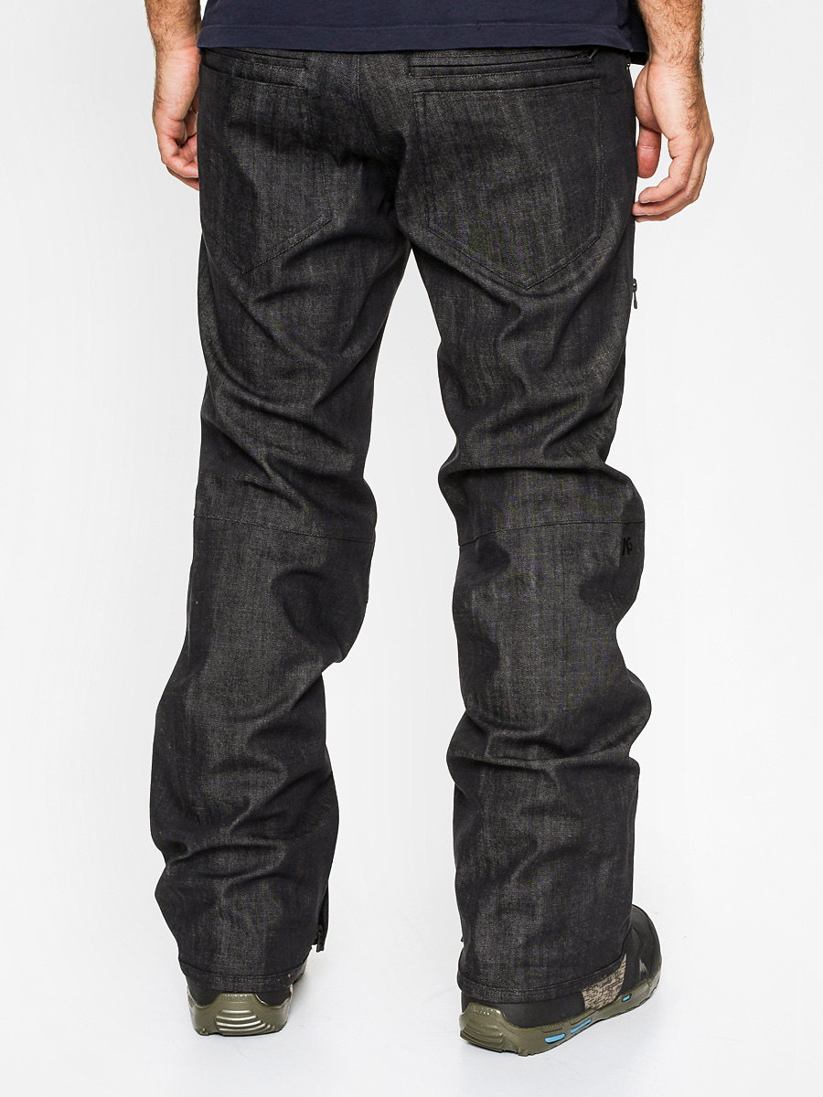 Herren Analog Snowboard Hose Remer (raw black denim)