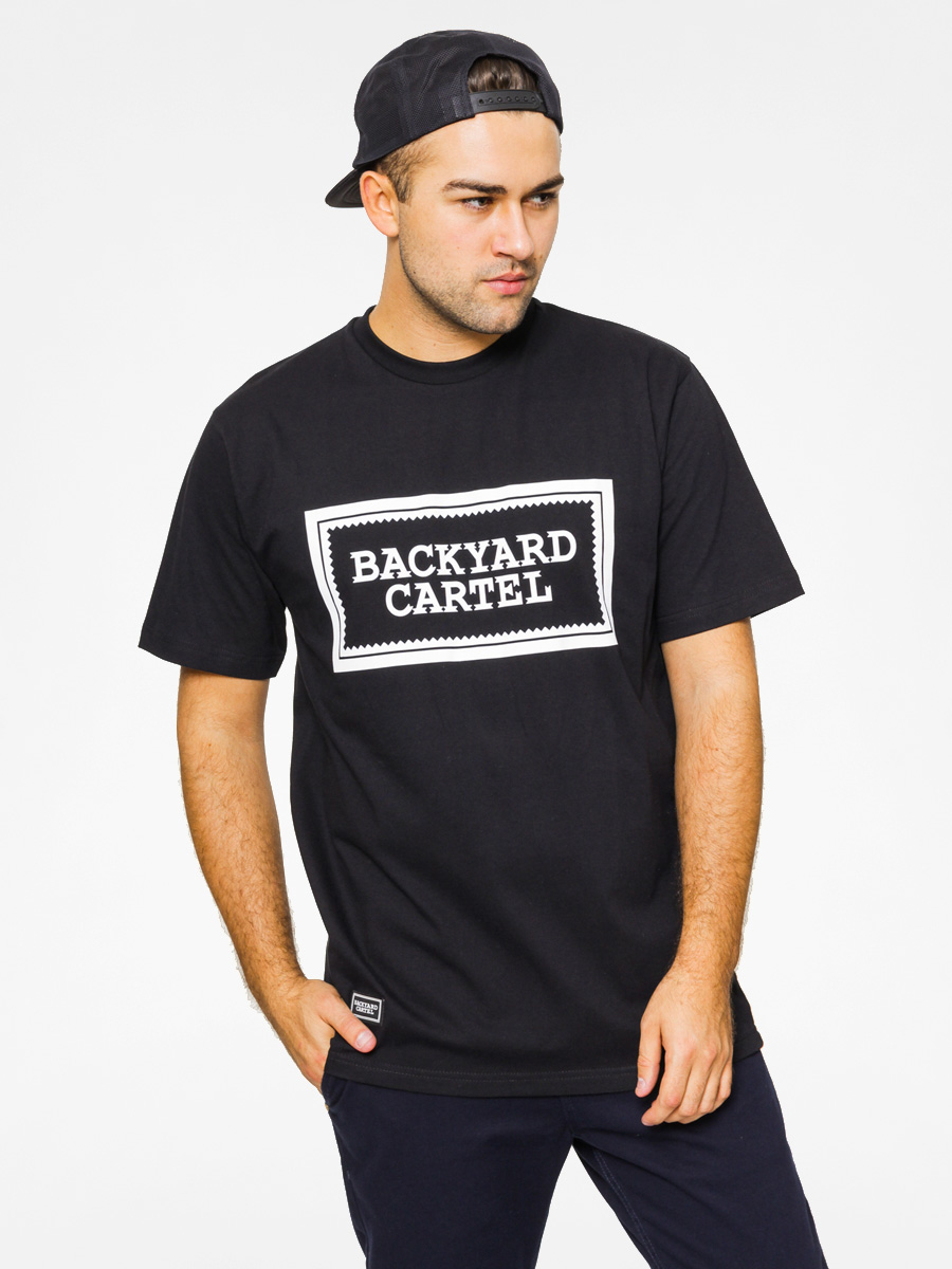 Backyard Cartel T-shirt Label Logo (black)
