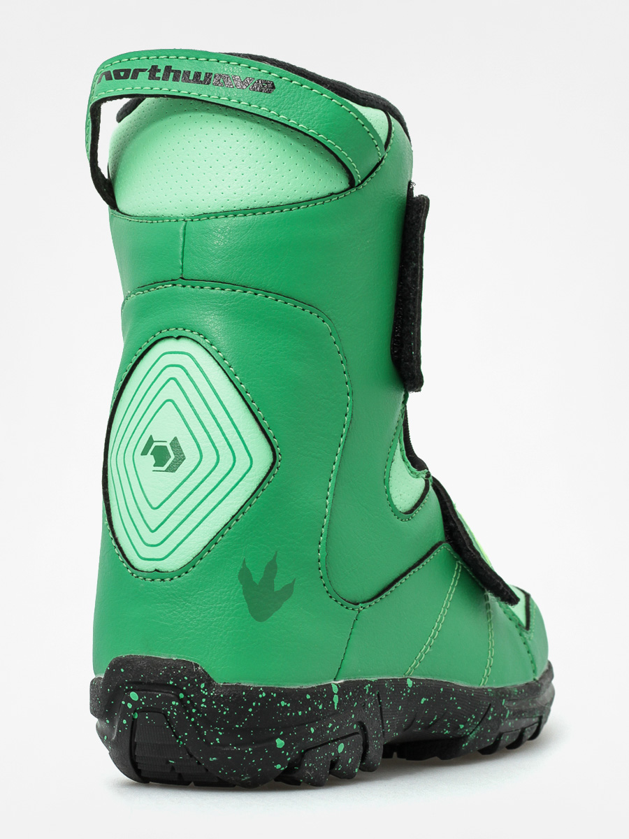 green snowboard boots