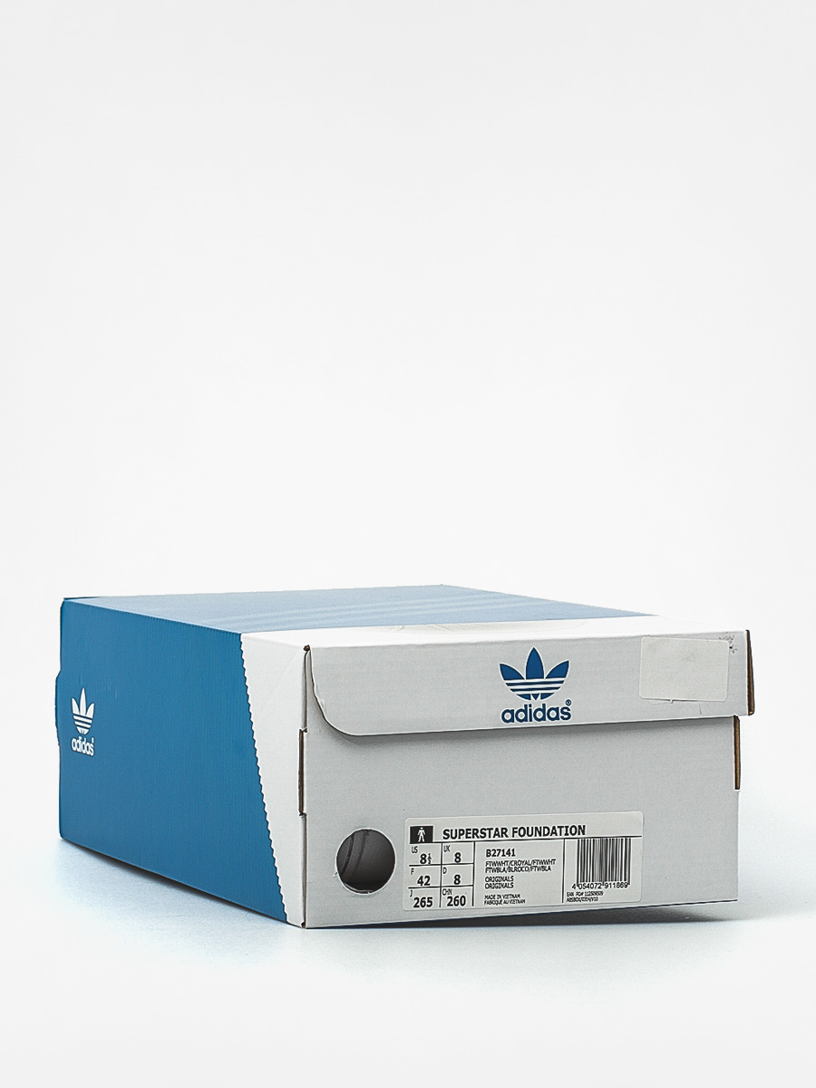 adidas Shoes Superstar Foundation (ftwwht/croyal/ftwwht)