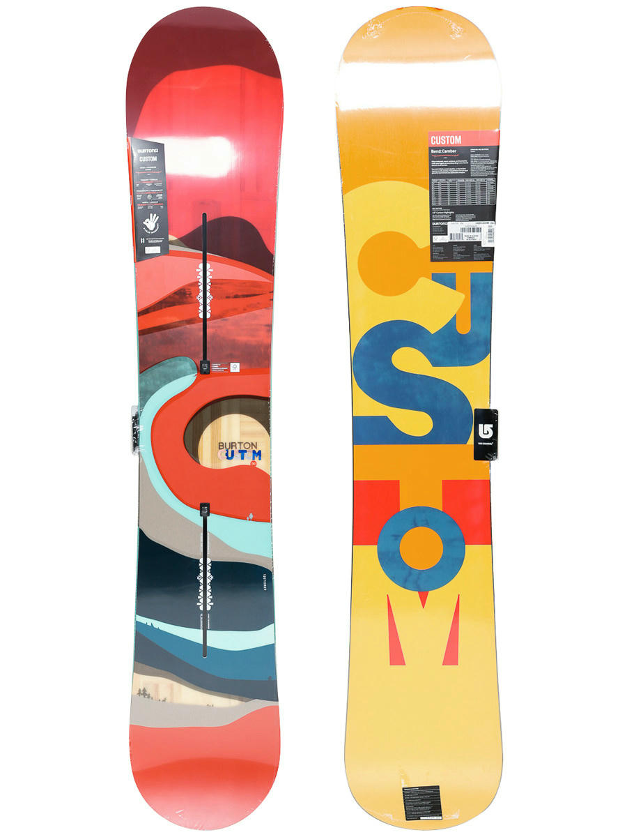 Mens Burton Snowboard Custom 156 (multi)