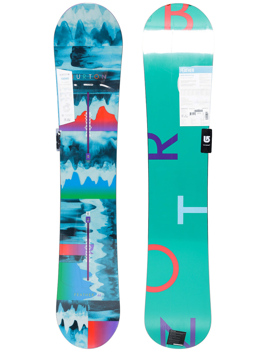 Womens Burton Snowboard Feather 144 (multi)