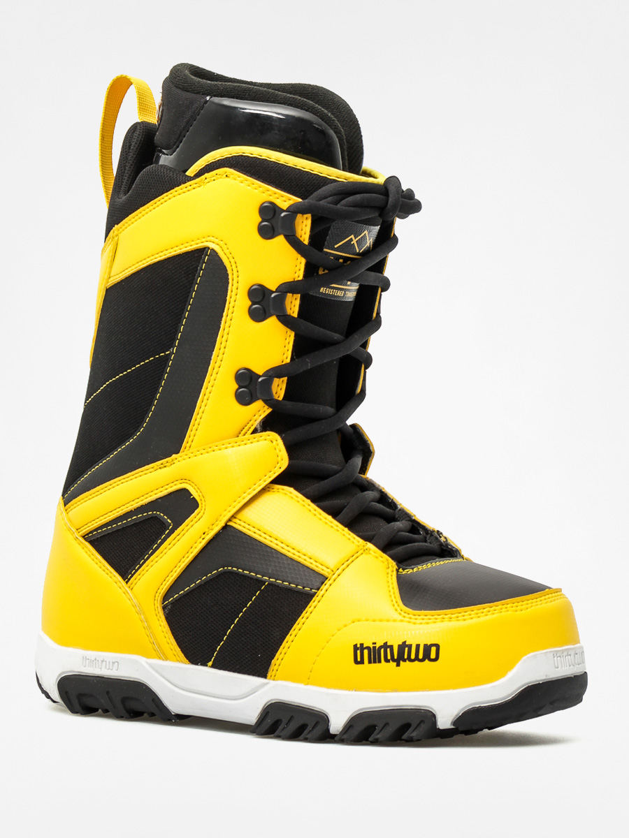 yellow snowboard boots