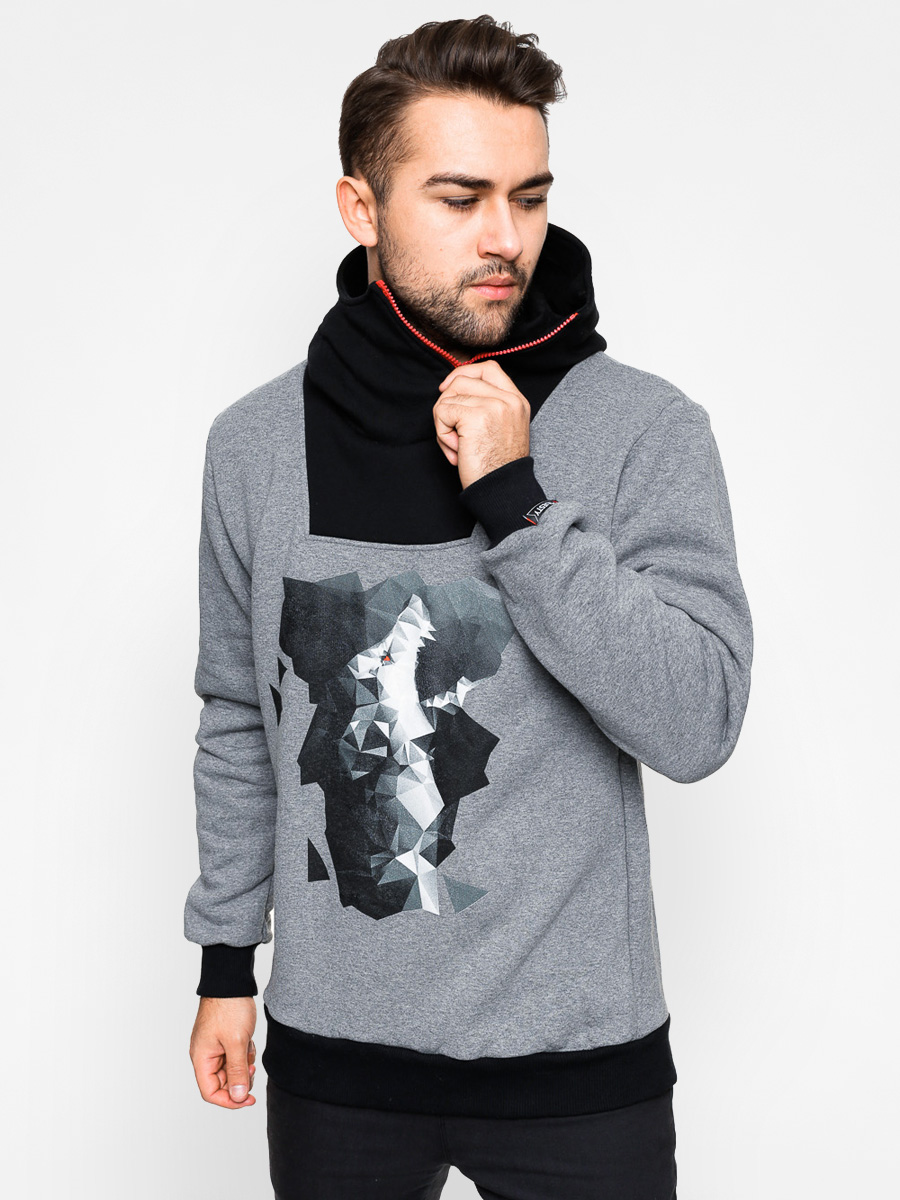 Majesty Hoodie Wolf Hoodie HD (graphite/black)