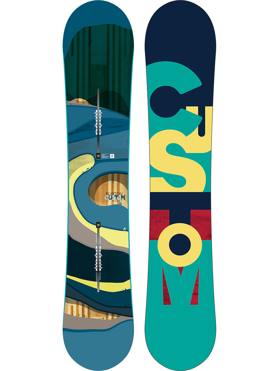 Mens Burton Snowboard Custom Flying V 151