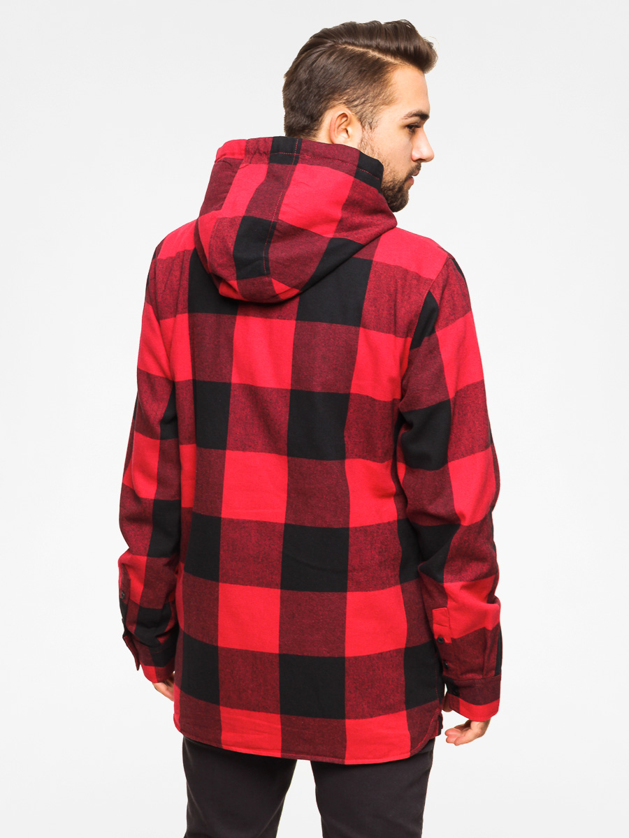 Volcom Snowboard jacket Burl Ins Flannel (red)