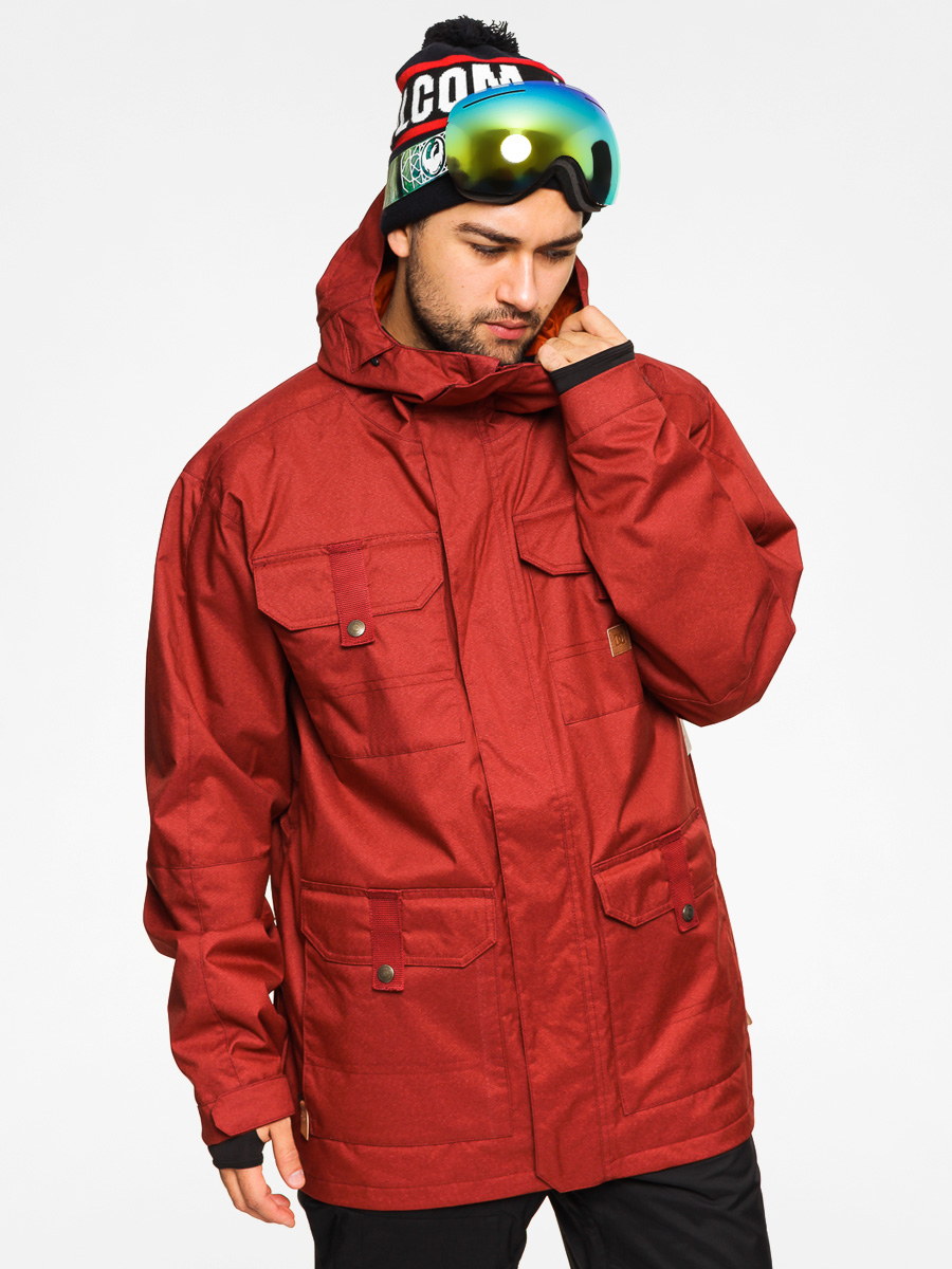 Mens DC Snowboard jacket Servo (maroon)