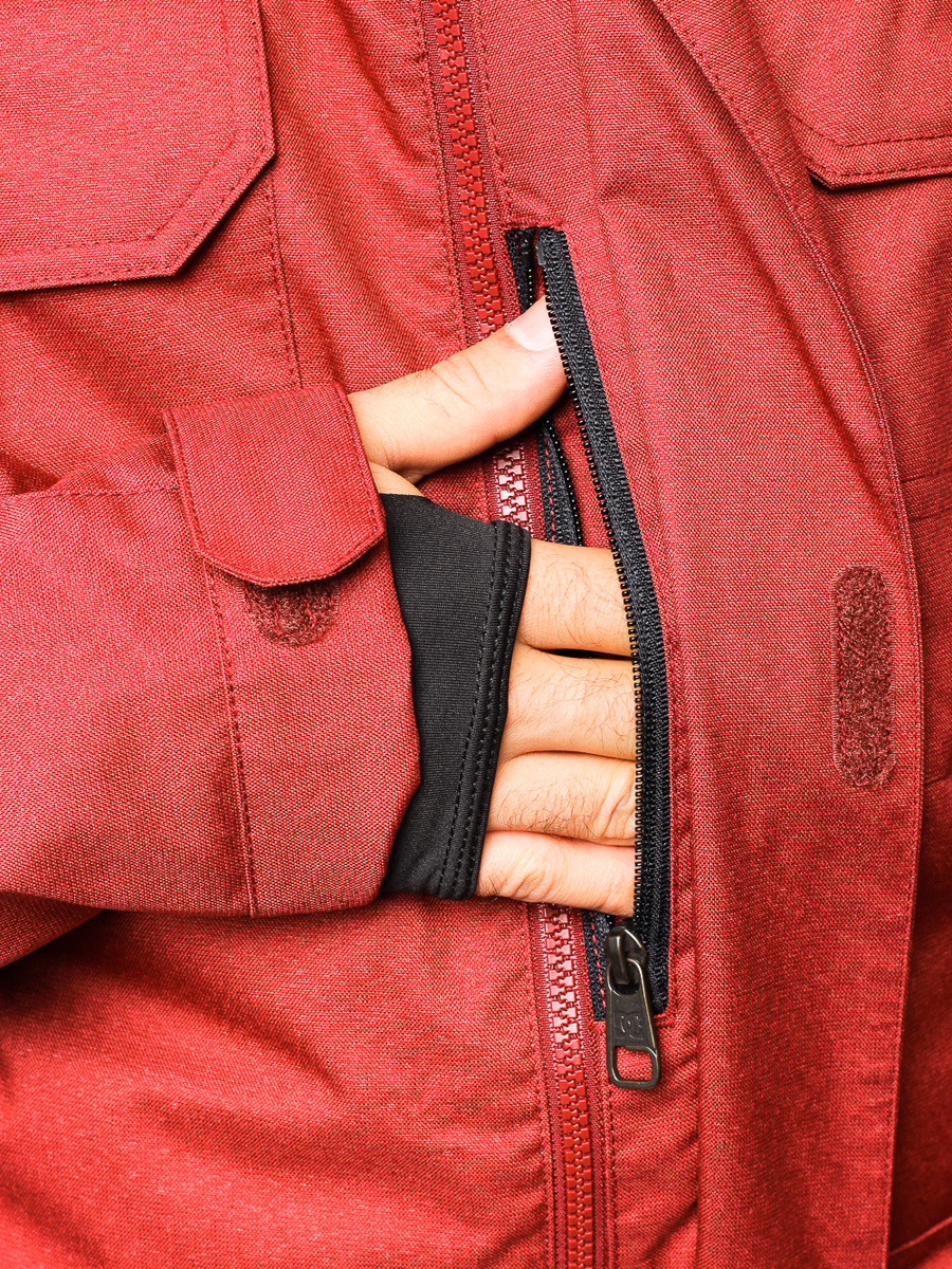 Mens DC Snowboard jacket Servo (maroon)