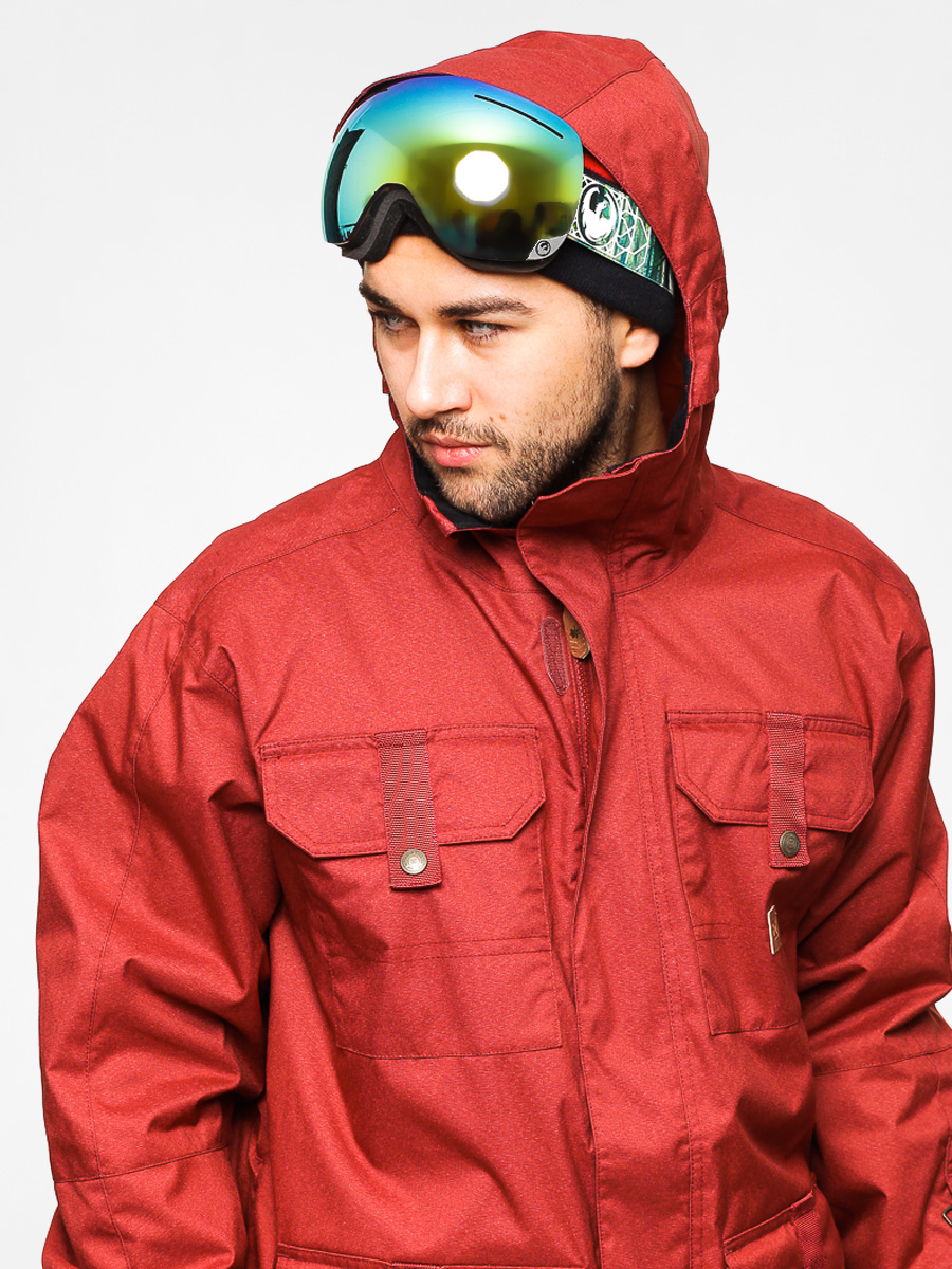 Mens DC Snowboard jacket Servo (maroon)