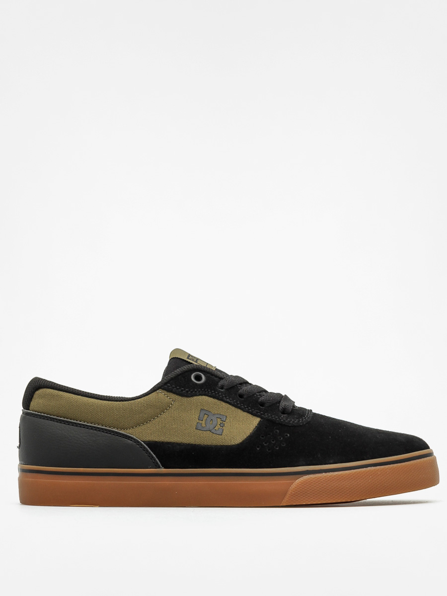 black and green dc shoes