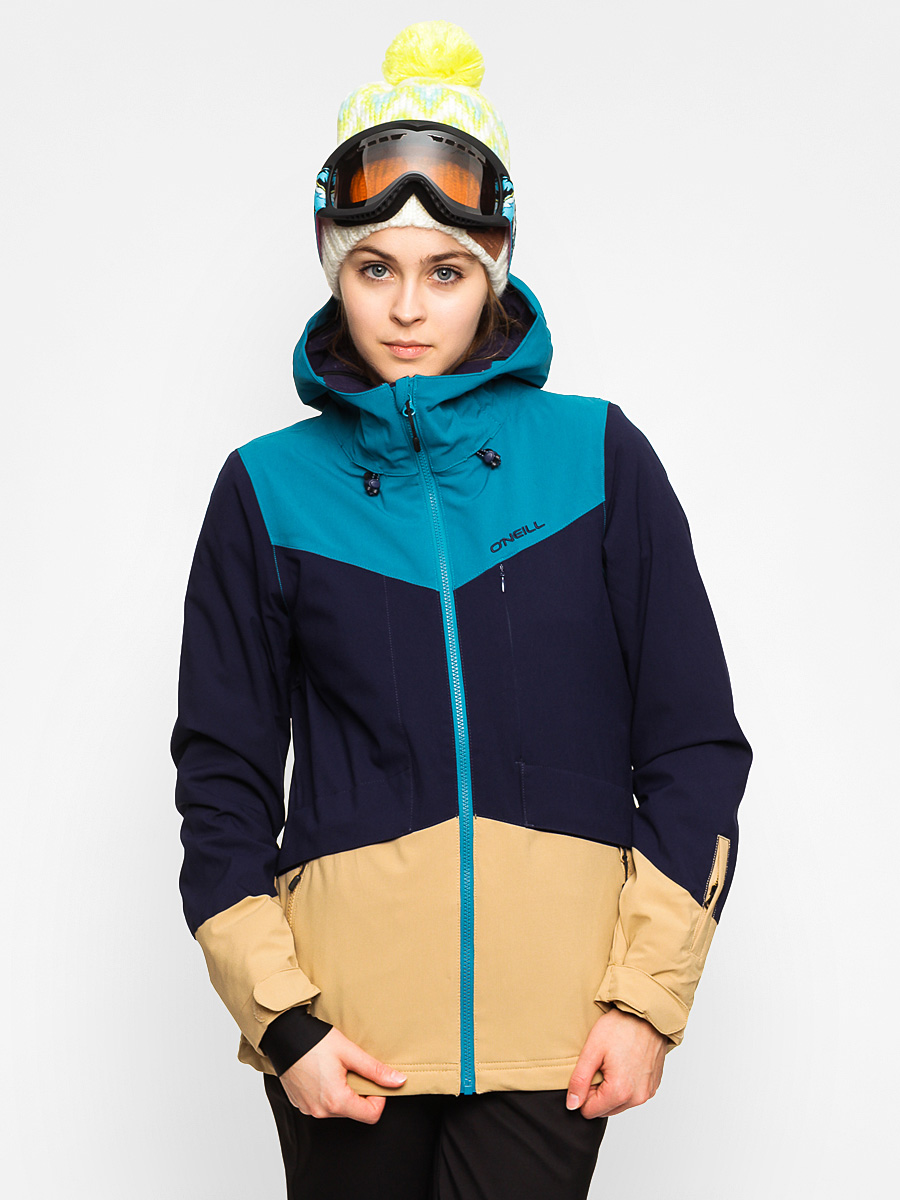Womens O'Neill Snowboard jacket Segment Stretch (viperfish blue)