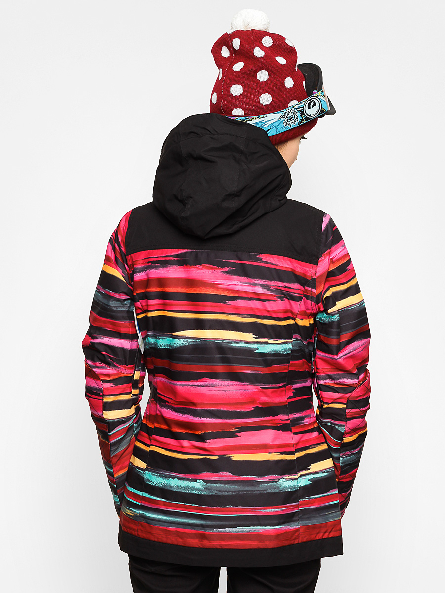 Womens O'Neill Snowboard jacket Stencil (red aop w/black)