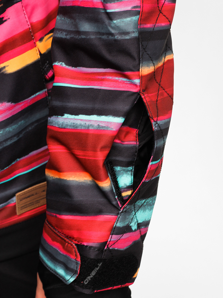 Womens O'Neill Snowboard jacket Stencil (red aop w/black)
