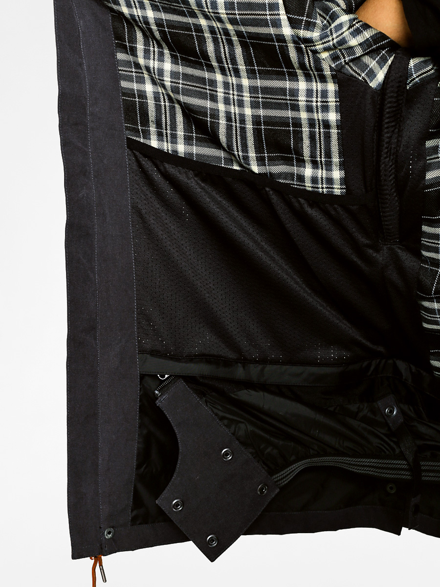 Mens ThirtyTwo Snowboard jacket Ashland (black wash)