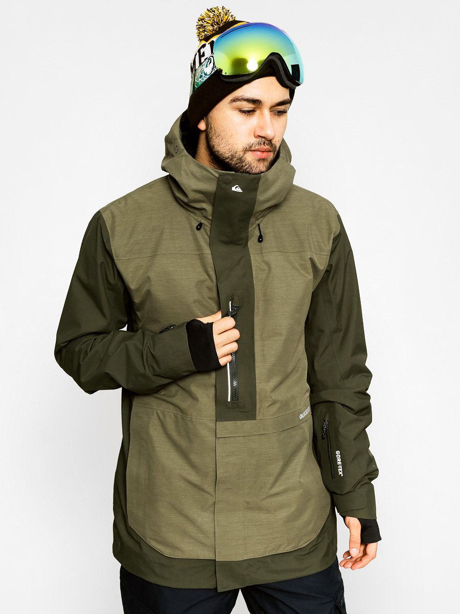 Mens Quiksilver Snowboard jacket TR Exib 2L (military green)