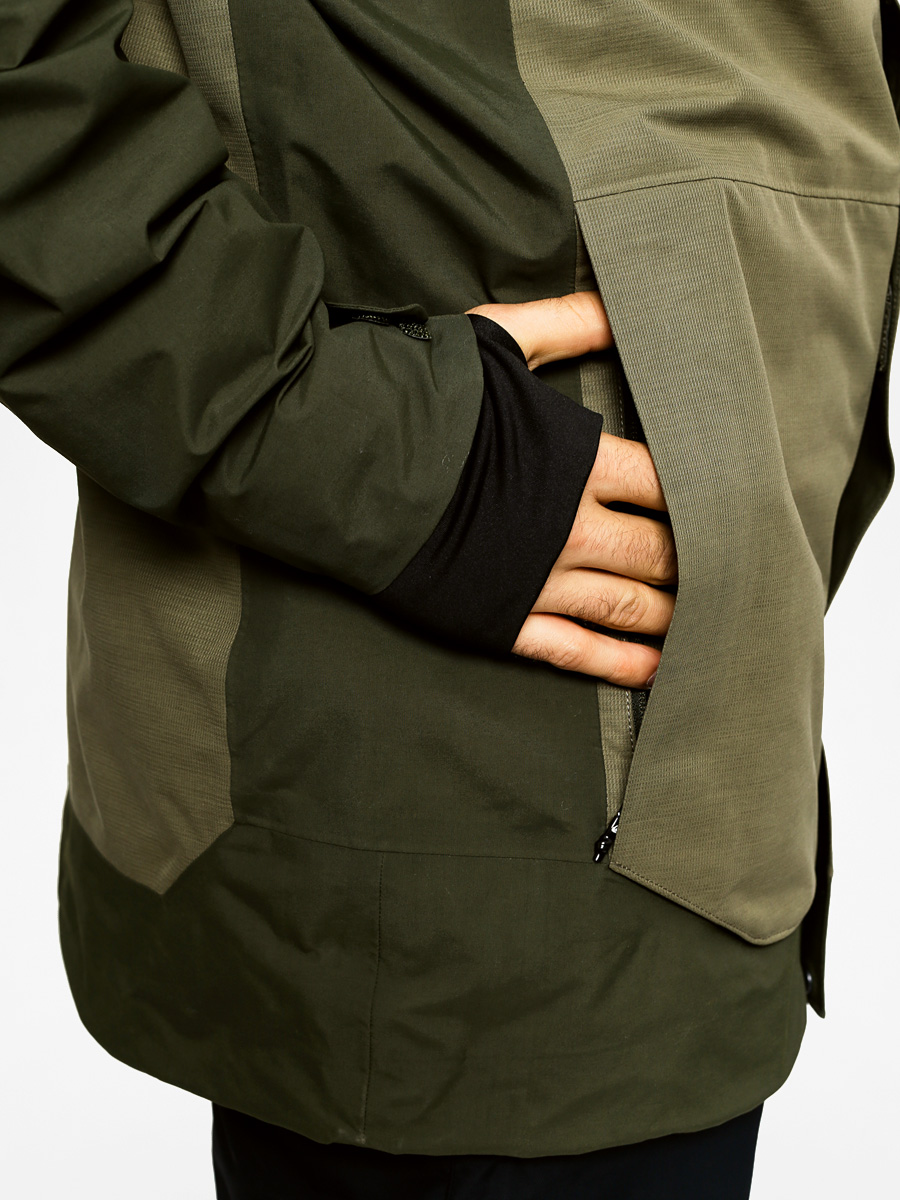 Mens Quiksilver Snowboard jacket TR Exib 2L (military green)