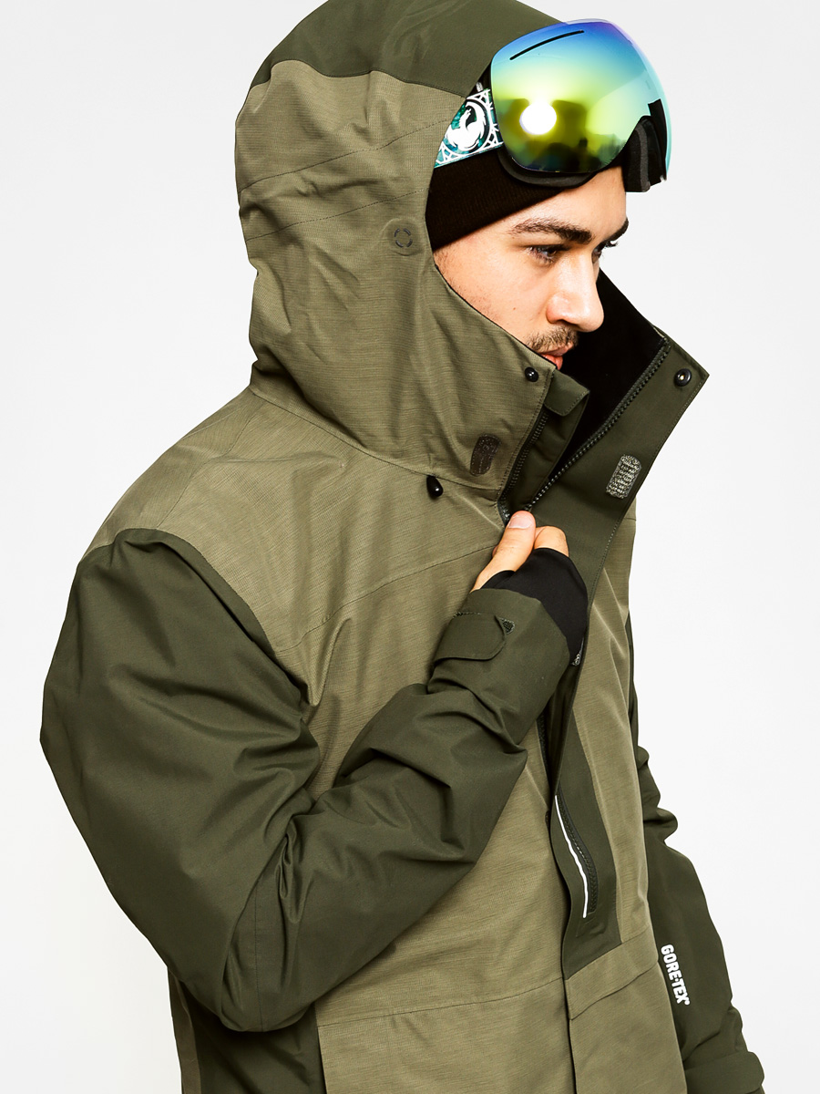 Mens Quiksilver Snowboard jacket TR Exib 2L (military green)