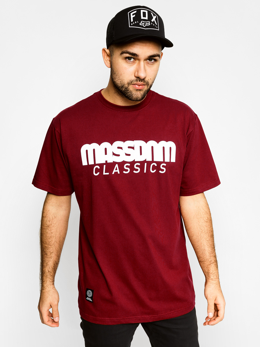 MassDnm T-shirt Classics (maroon)