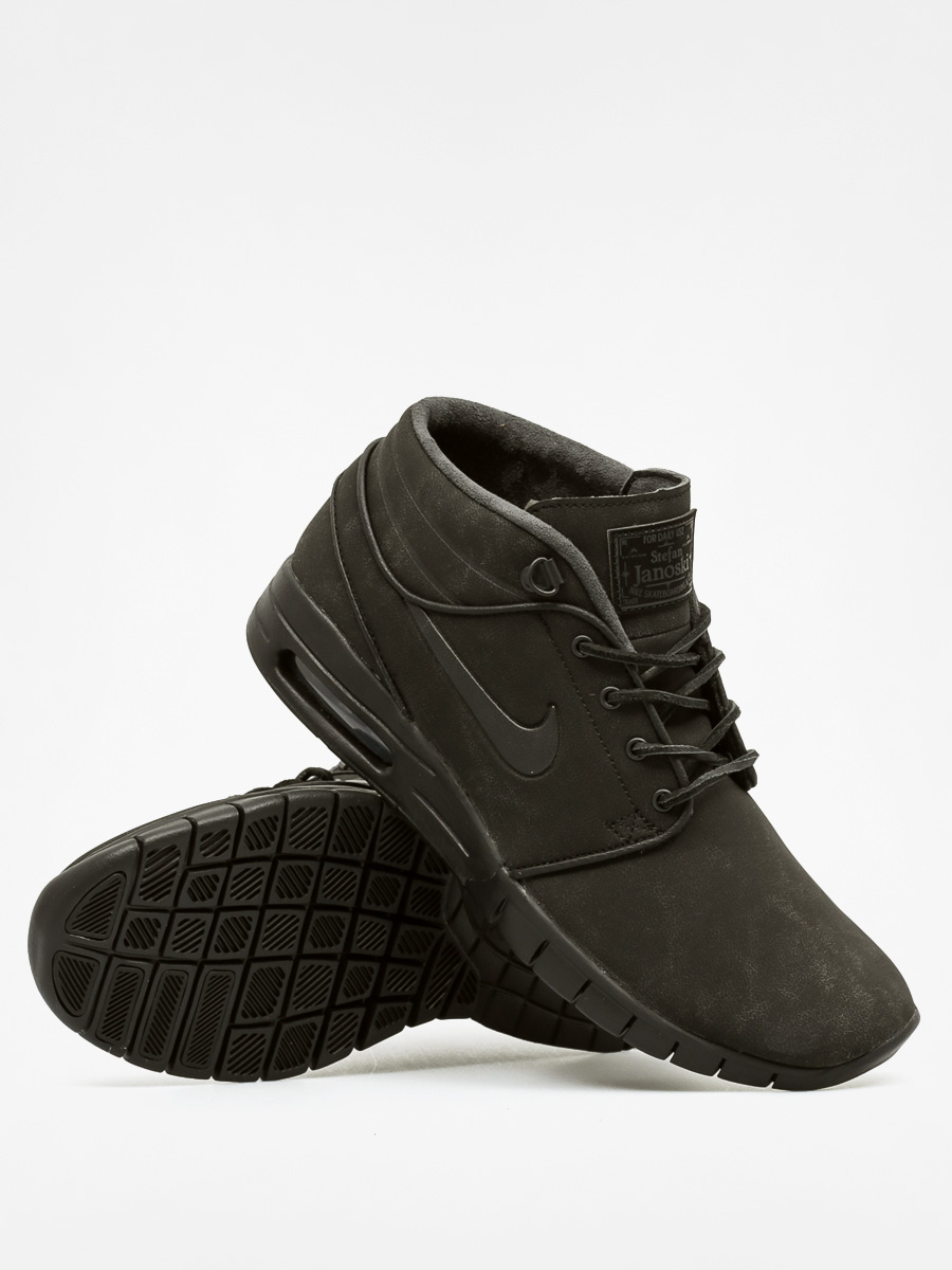 Nike Shoes Stefan Janoski Max Mid L (black/black anthracite)