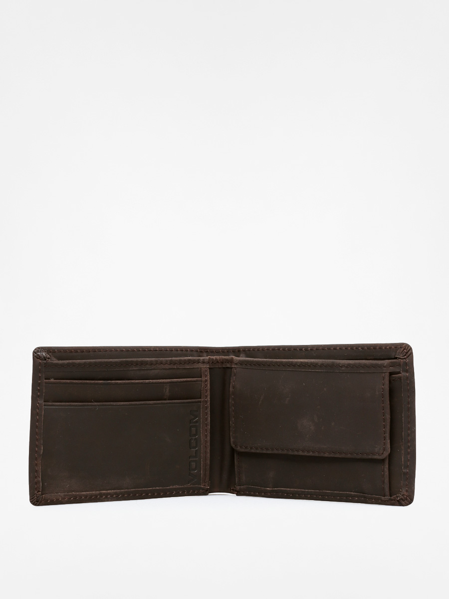 Volcom Wallet Volcom Leather (brn)