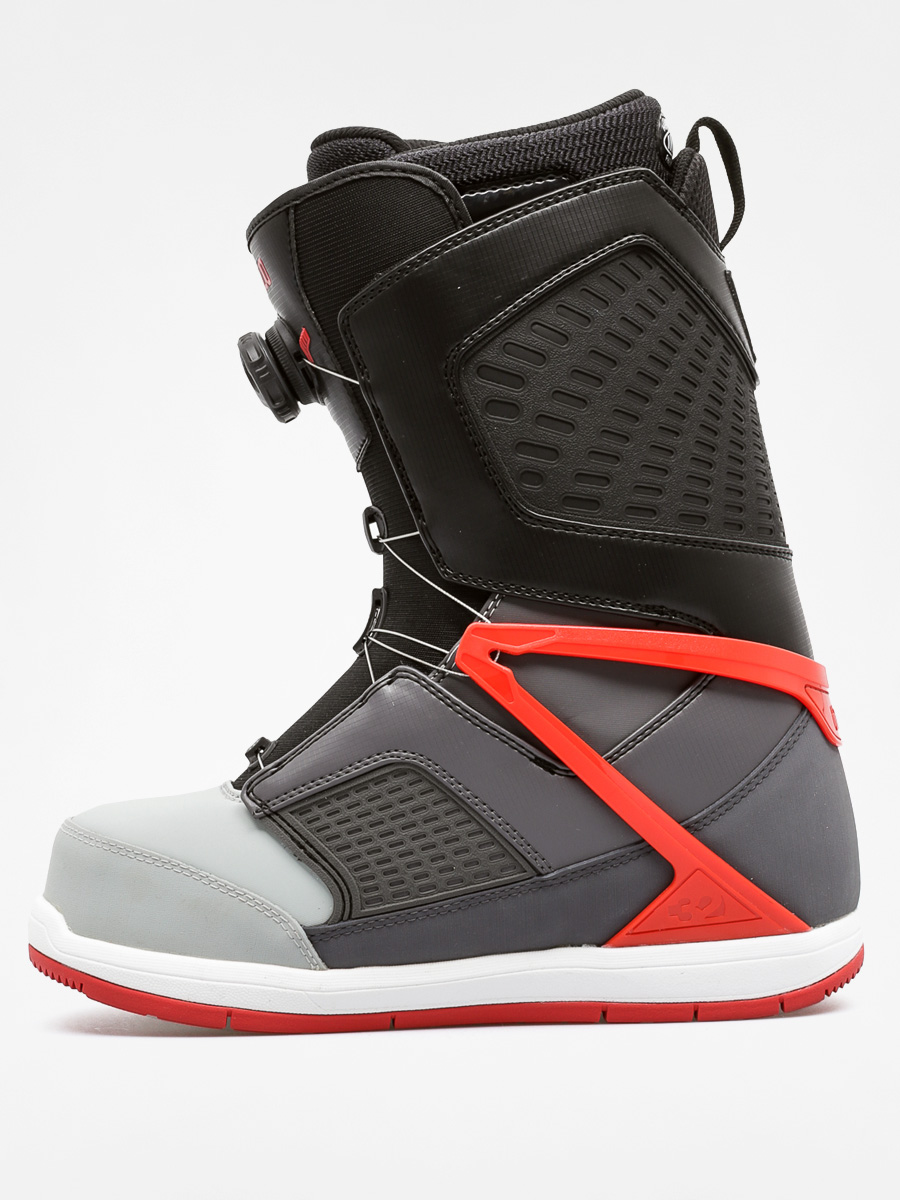Mens ThirtyTwo Snowboard boots Focus Boa (grey/black/red)