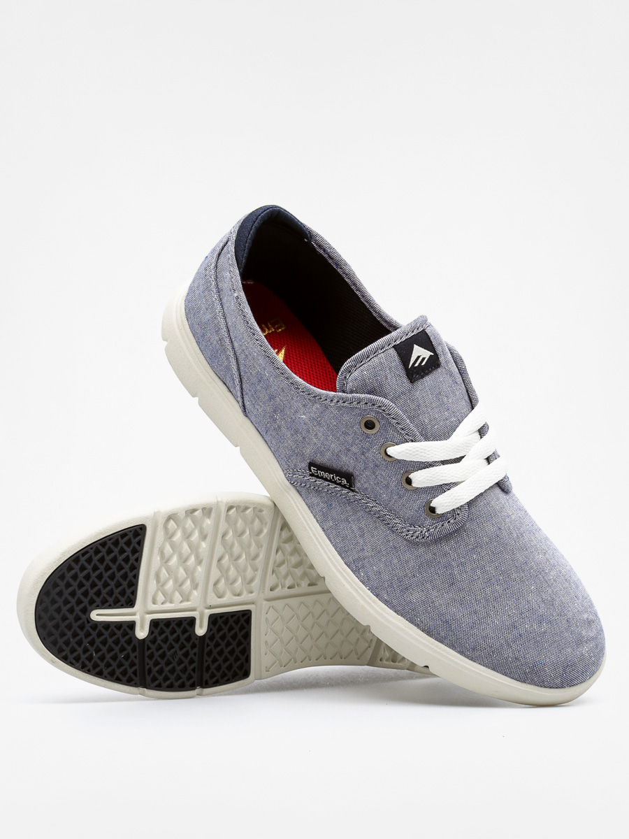 Emerica Gray Canvas Men’s The Wino Fusion Lace Up Skate Shoes Men’s Size 13 Emerica Gray Canvas Men main image 3