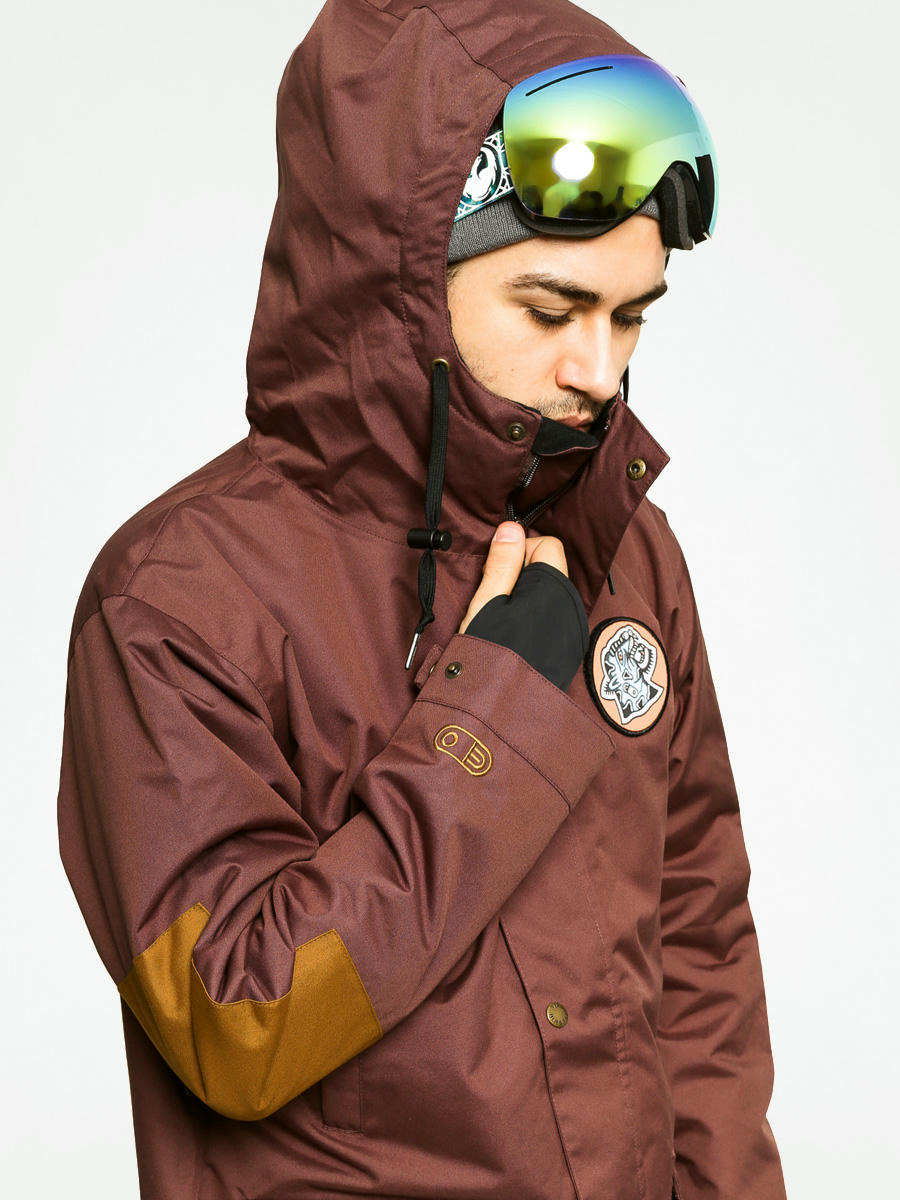 Airblaster Snowboard jacket Grumpy (dark oxblood)