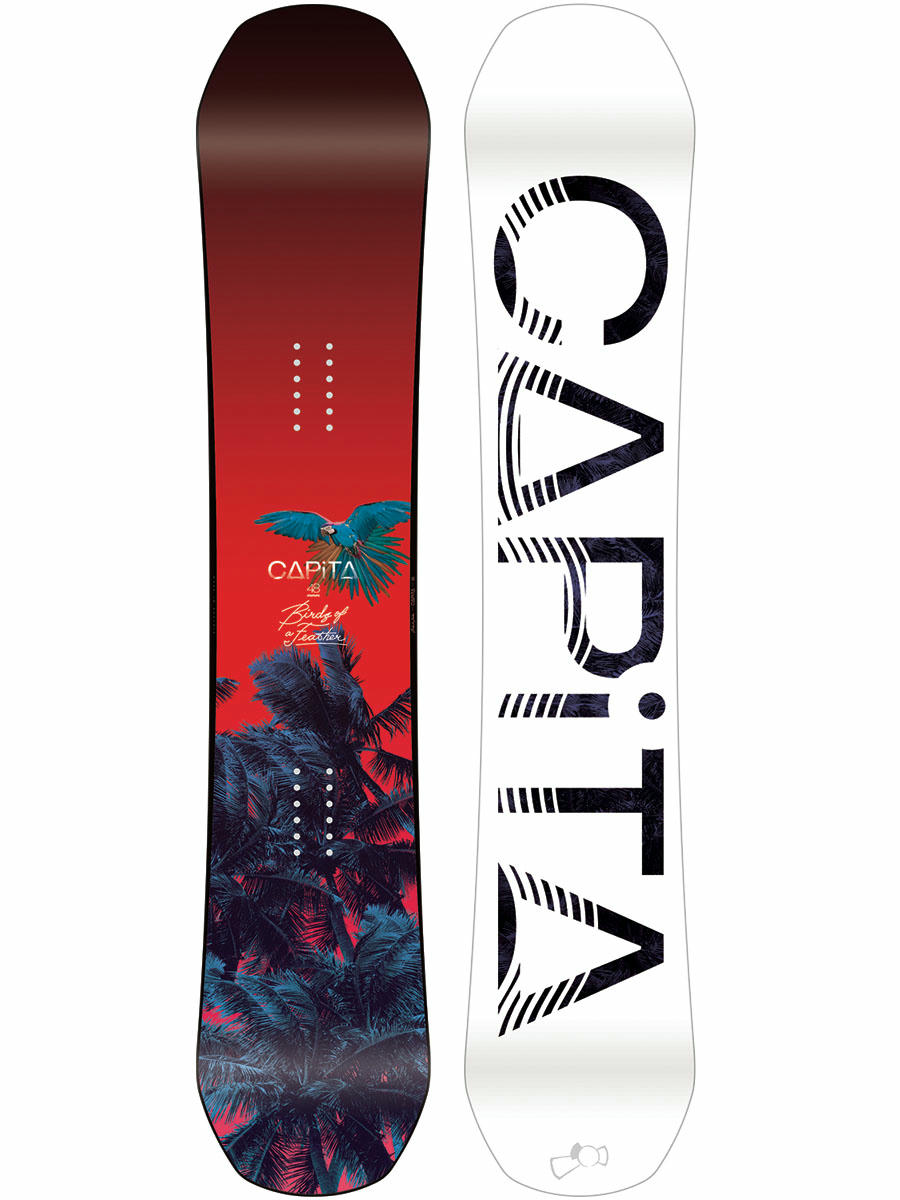 red white and blue snowboard