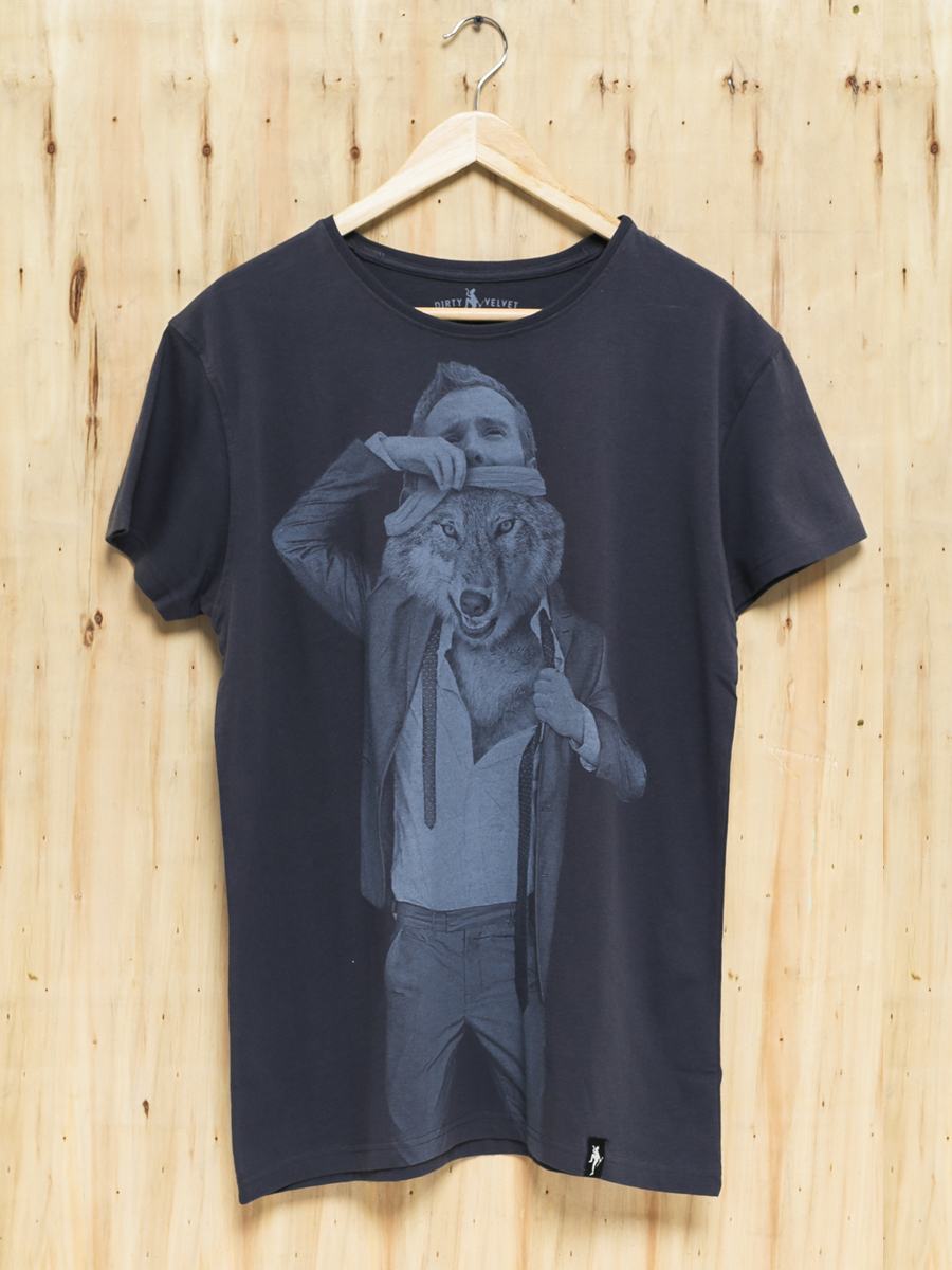 Dirty Velvet T-shirt The Wolf Within (dark charcoal)