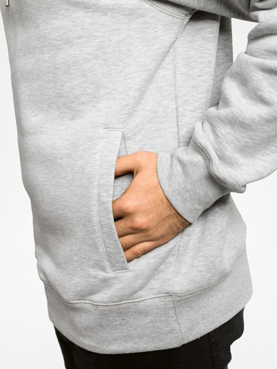 Polar Skate Hoodie Fill Logo Side Pocket HD (grey heather/black)