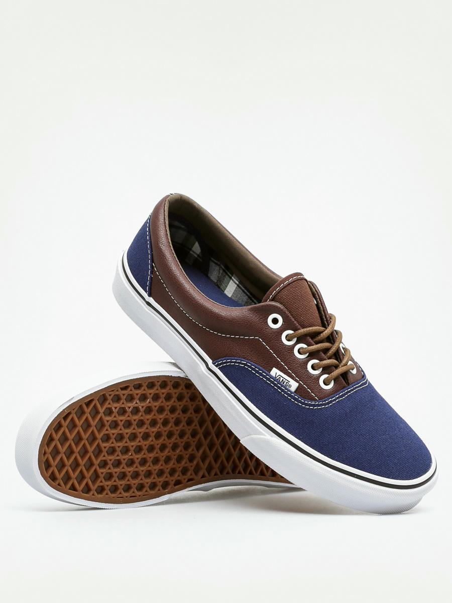 Vans era shop blue leather