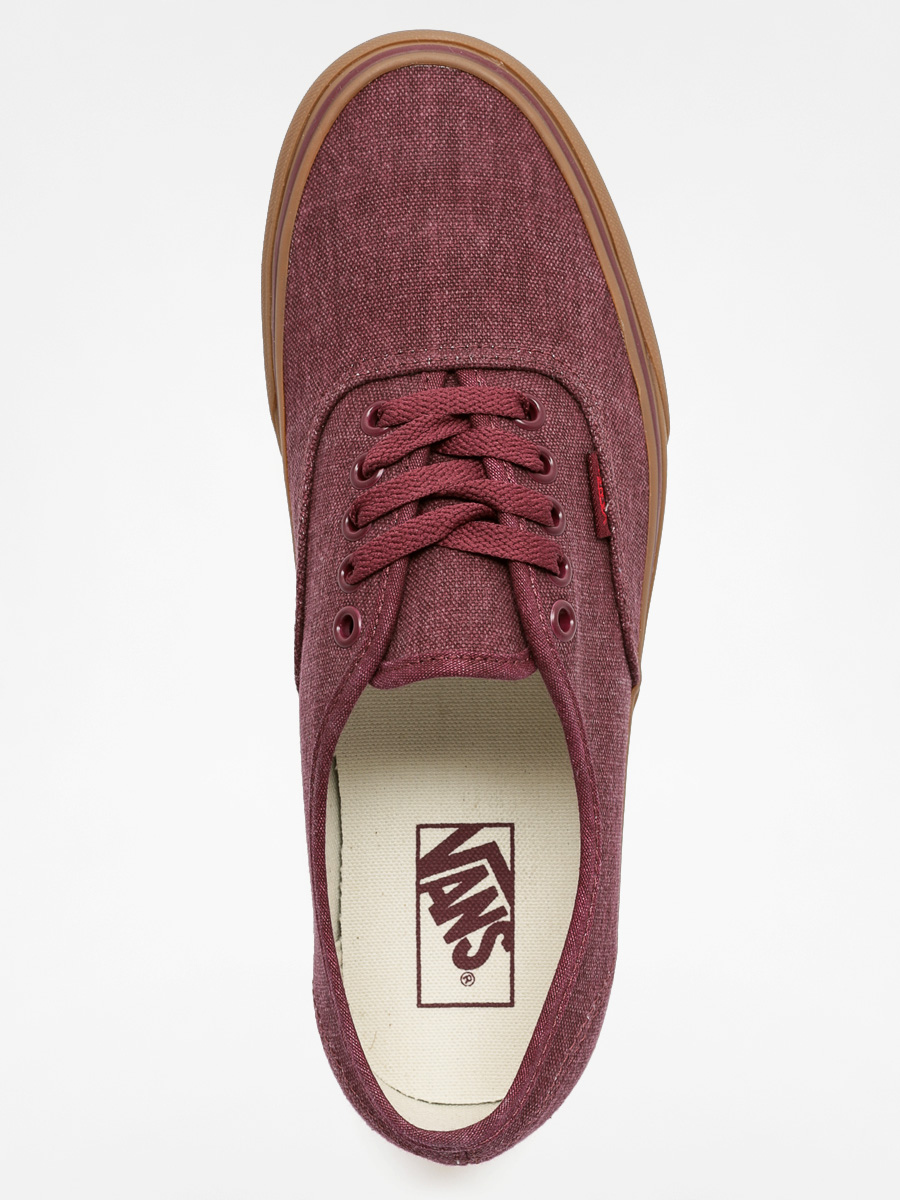 Vans Shoes Authentic (washed canvas/port royale/gum)