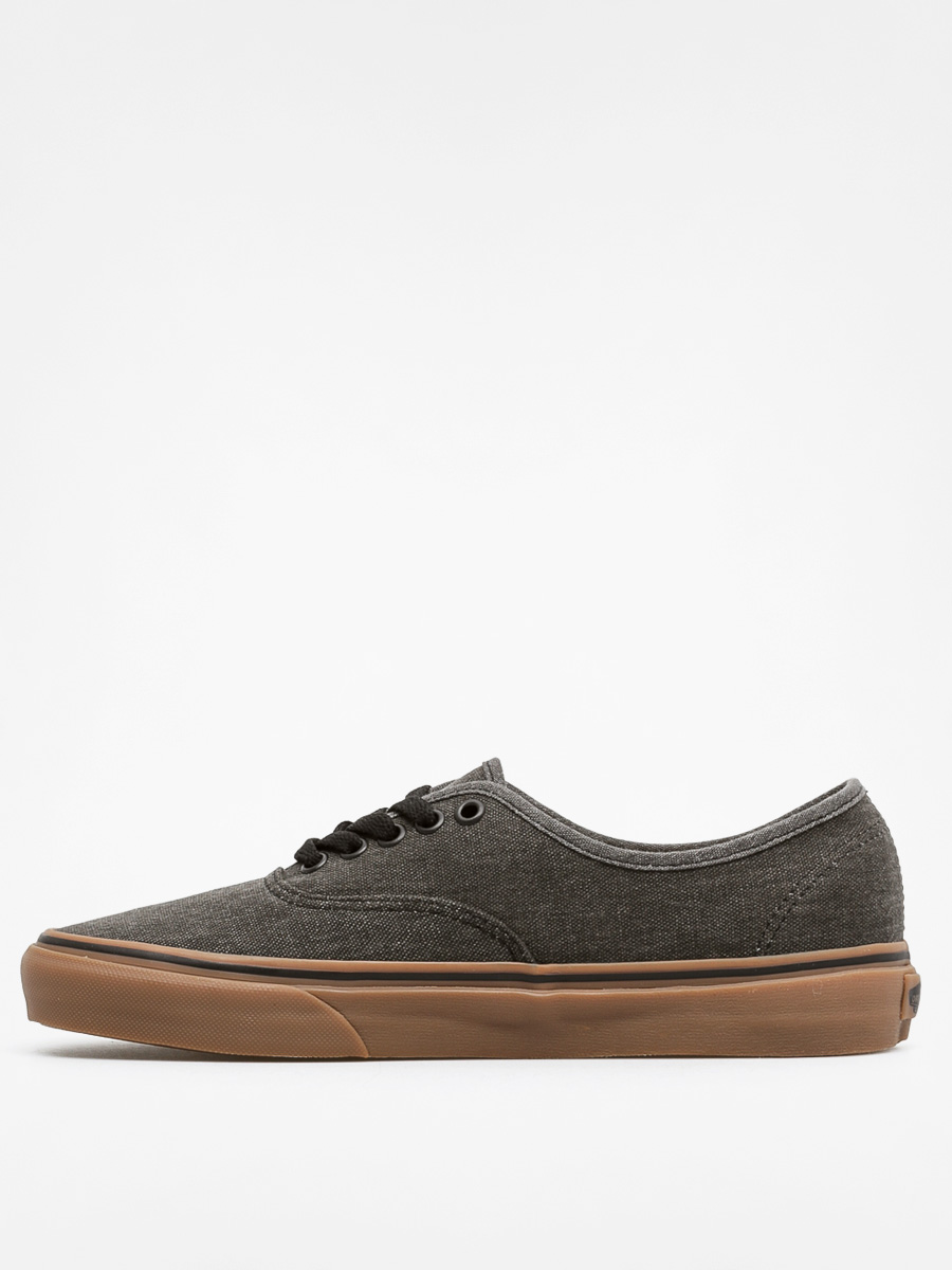 vans canvas black gum