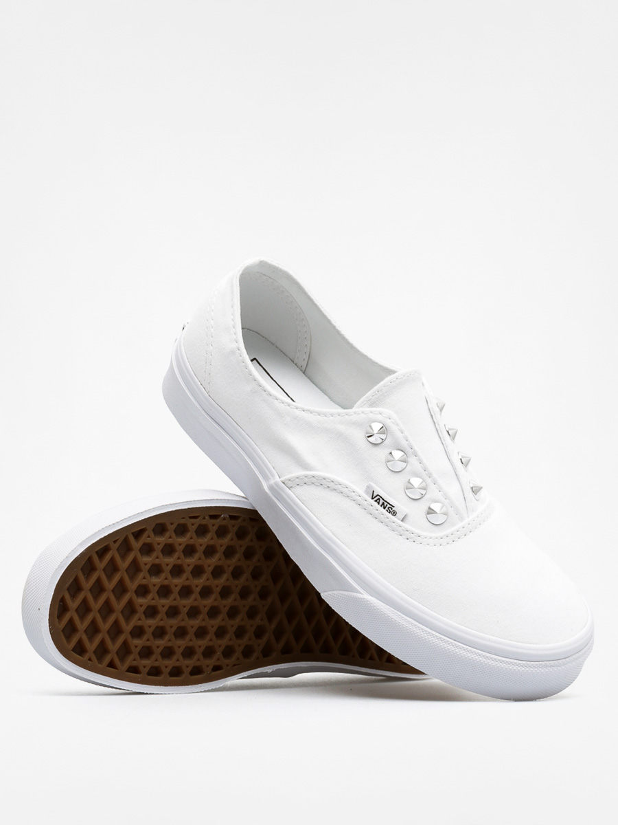 vans authentic gore studs white