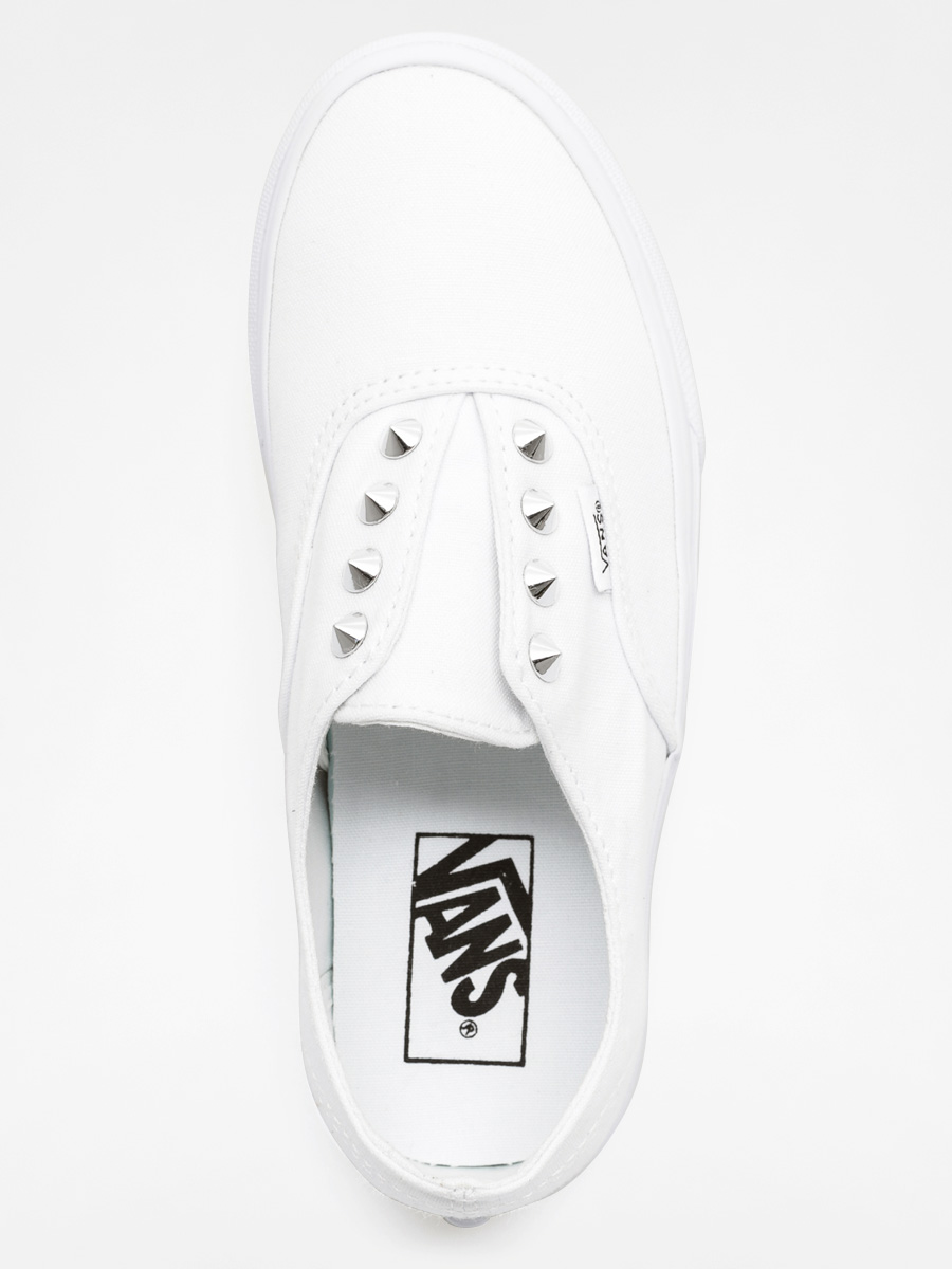 vans authentic gore studs white