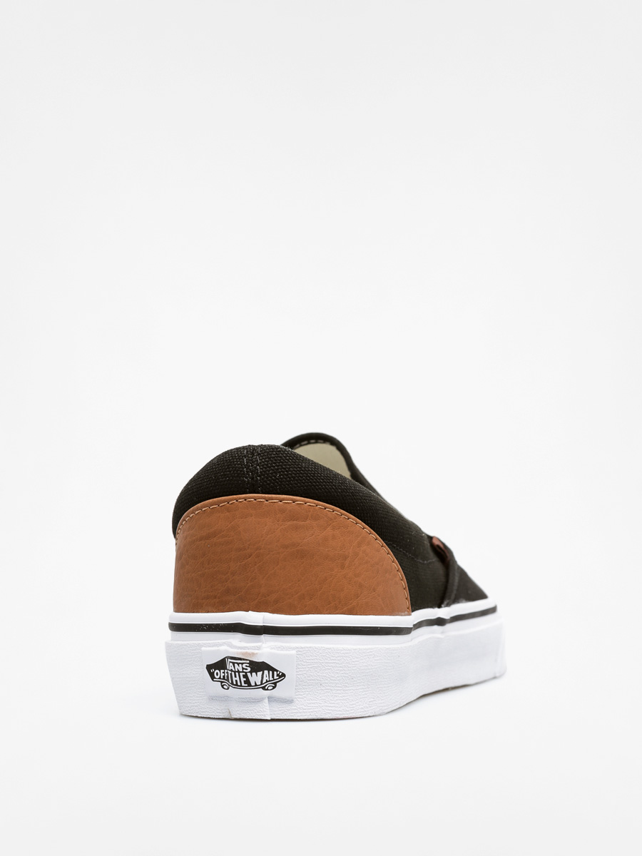 vans denim stripe slip on