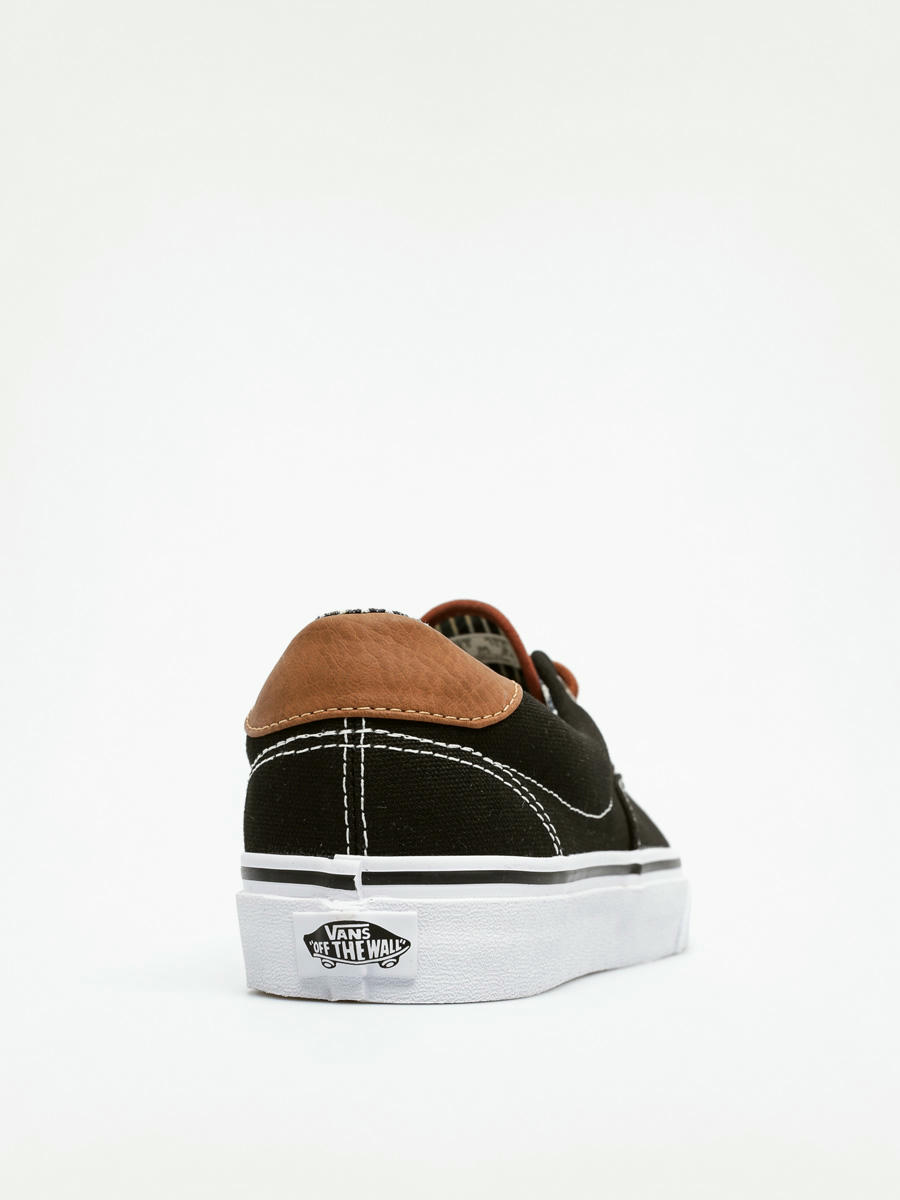 vans shoes white with black stripe