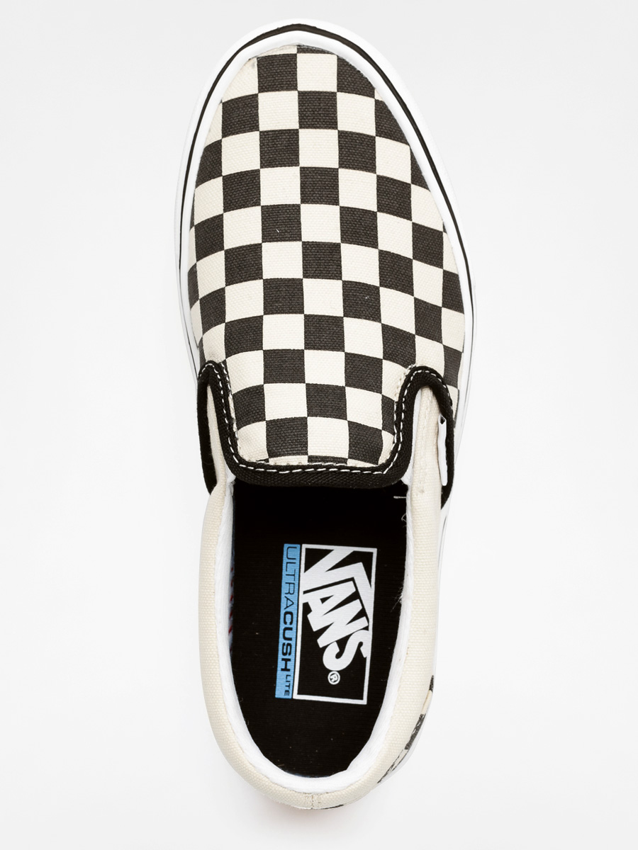 vans slip on lite checkerboard
