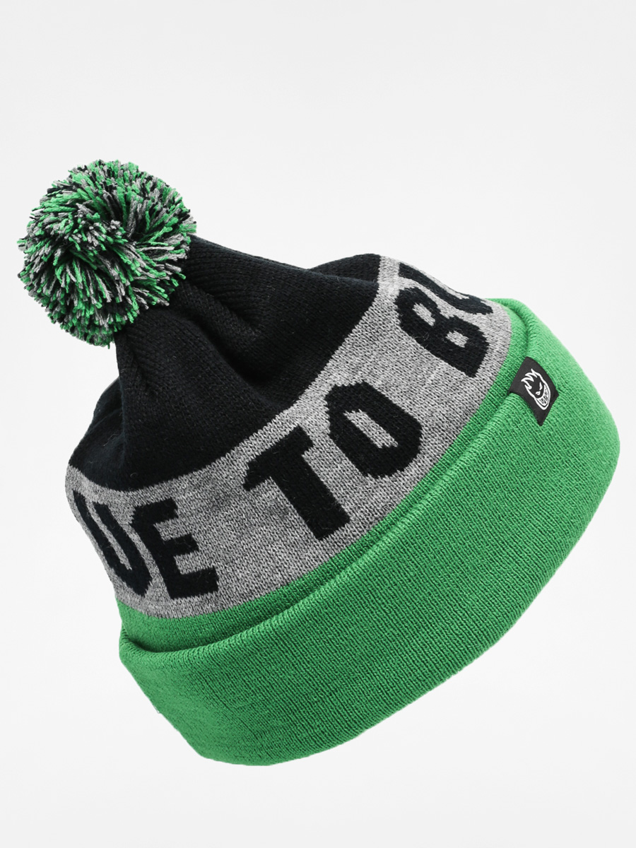 Spitfire Beanie Ltb Cuff Pom (black 